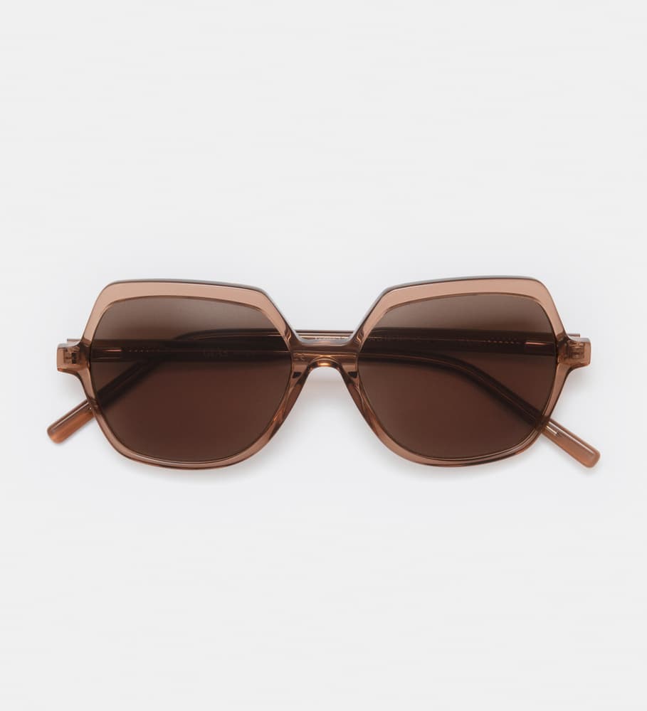 Andrea Cognac Sunglasses