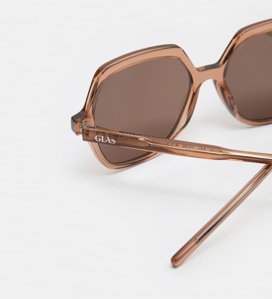 Andrea Cognac Sunglasses