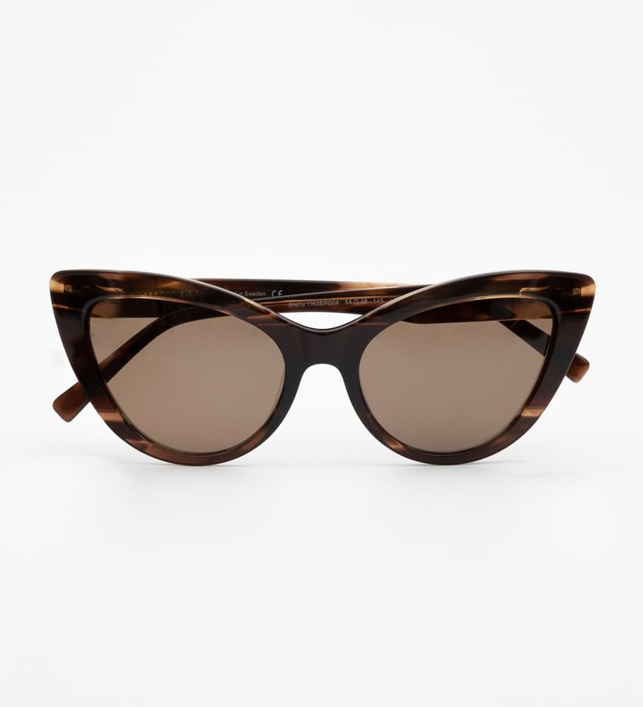 Stella Dark Brown Sunglasses