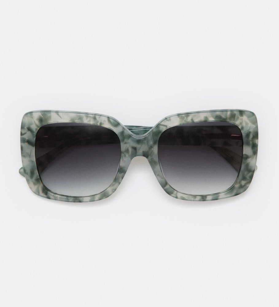 Mio Green Marble Sunglasses