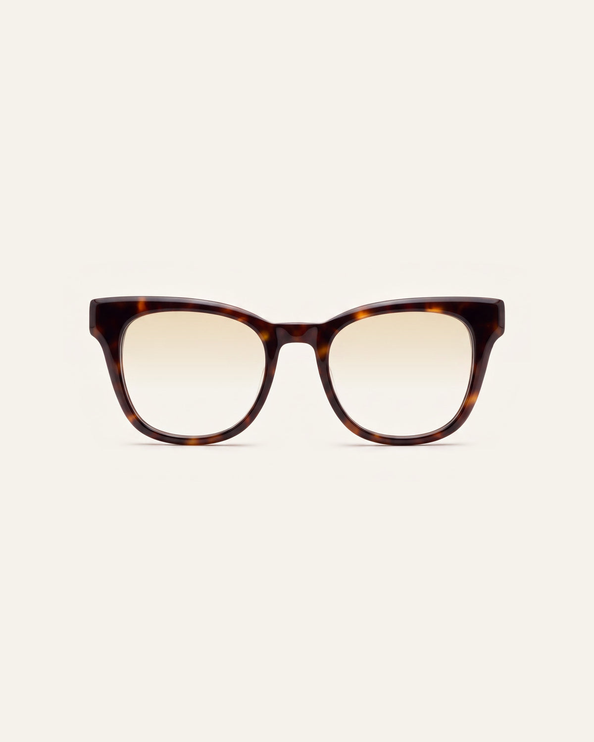 Zoey in tortoiseshell, front, Dawn lenses