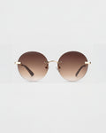 Grace Gold Rimless Sunglasses