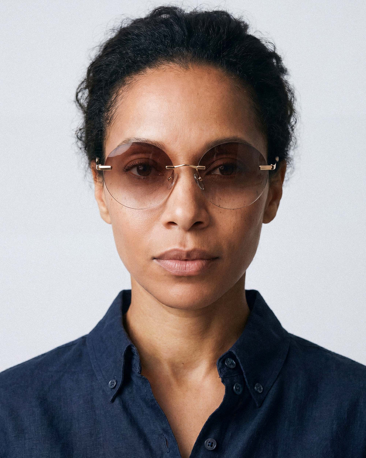 Grace Gold Rimless Tinted