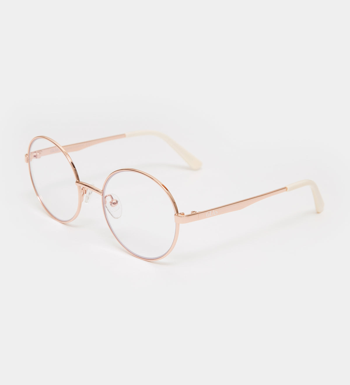 Grace Rose Gold Small Blue Light