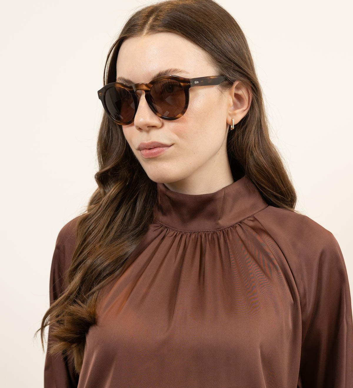 Katie Dark Brown Sunglasses